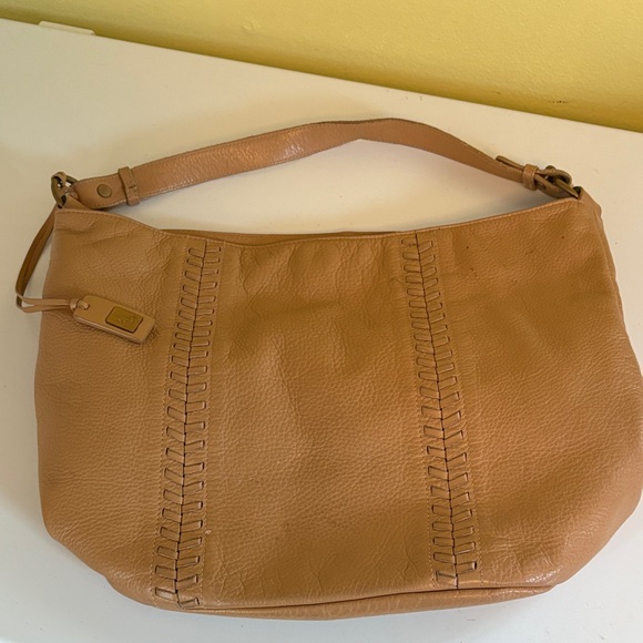 Lauren Ralph Lauren Camel/Tan Leather hobo Shoulder Bag - Picture 1 of 14